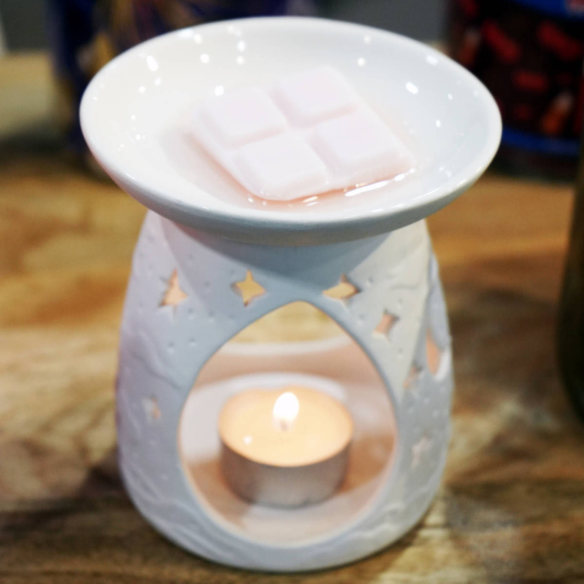 Brûle parfum Sky étoiles - Blanc