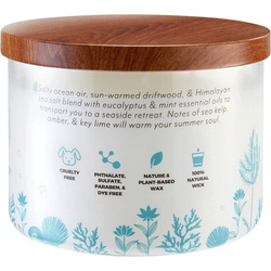 Sojowa świeca zapachowa z olejkami eterycznymi Candle-lite Essential Elements 418 g - Sea Salt Driftwood