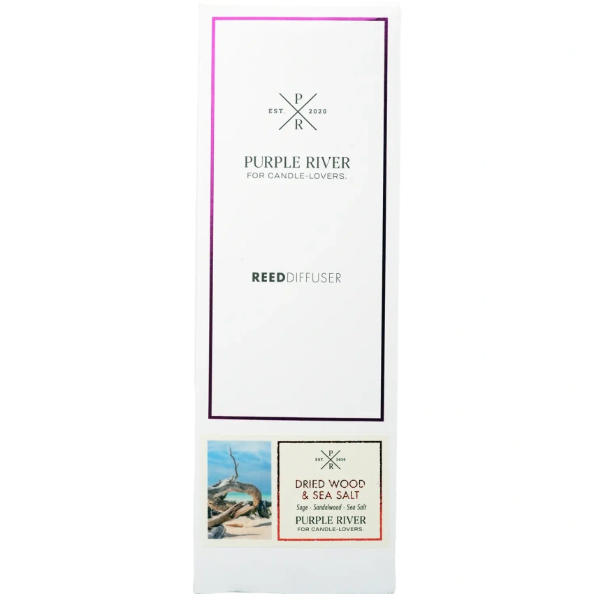 Purple River bastoncini profumati 100 ml - Dried Wood Sea Salt