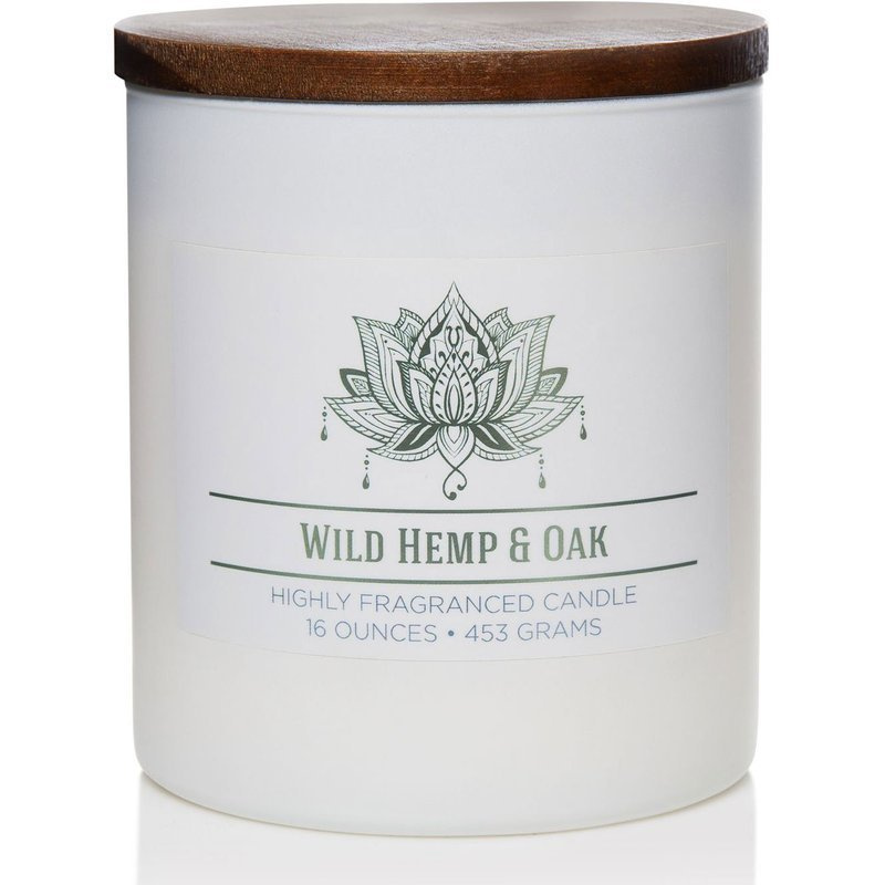 Vela perfumada de soja natural en vaso Colonial Candle 16 oz 453 g - Wild Hemp Oak