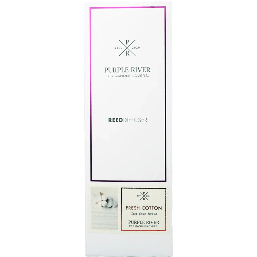 Purple River bâtons de parfum 100 ml - Fresh Cotton