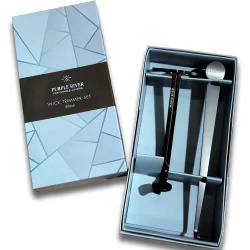 Candle accessories gift set trimmer and candle snuffer - Black