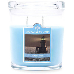 Colonial Candle medium scented oval jar candle 8 oz 226 g - Harbor Mist