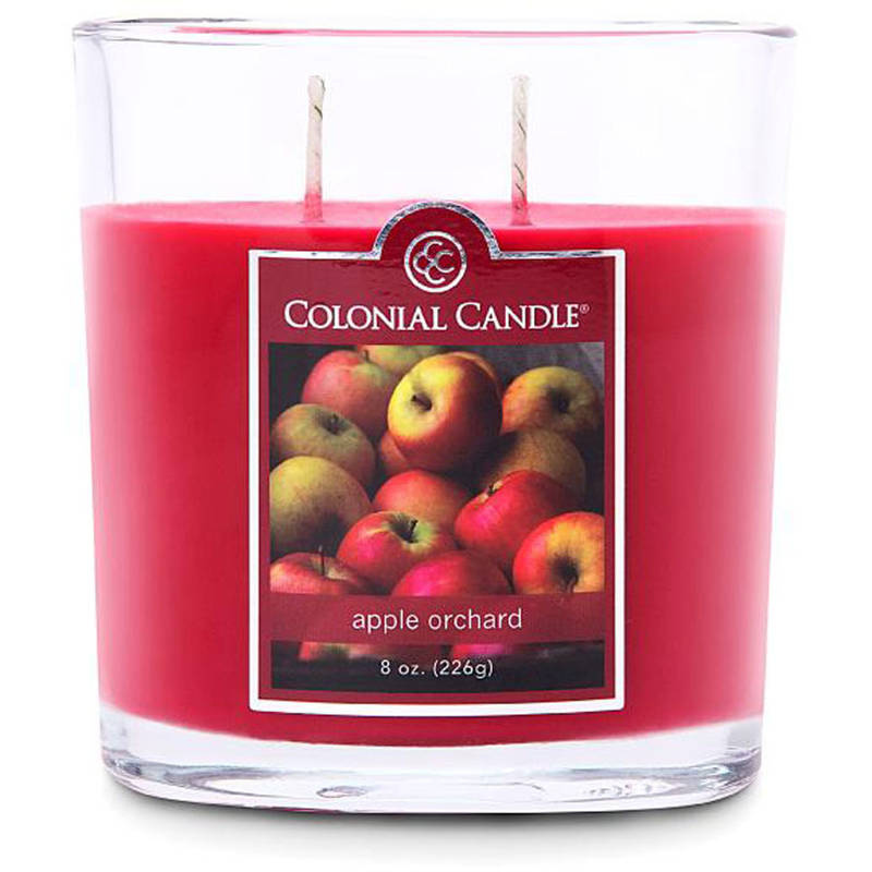 Candela profumata ovale Colonial Candle 226 g - Apple Orchard