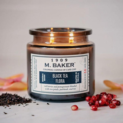 Soja geurkaars apotheekpot 396 g Colonial Candle M Baker - Black Tea Flora