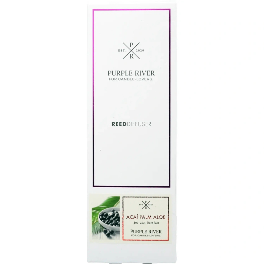 Purple River geurstokjes 100 ml - Acai Palm Aloe
