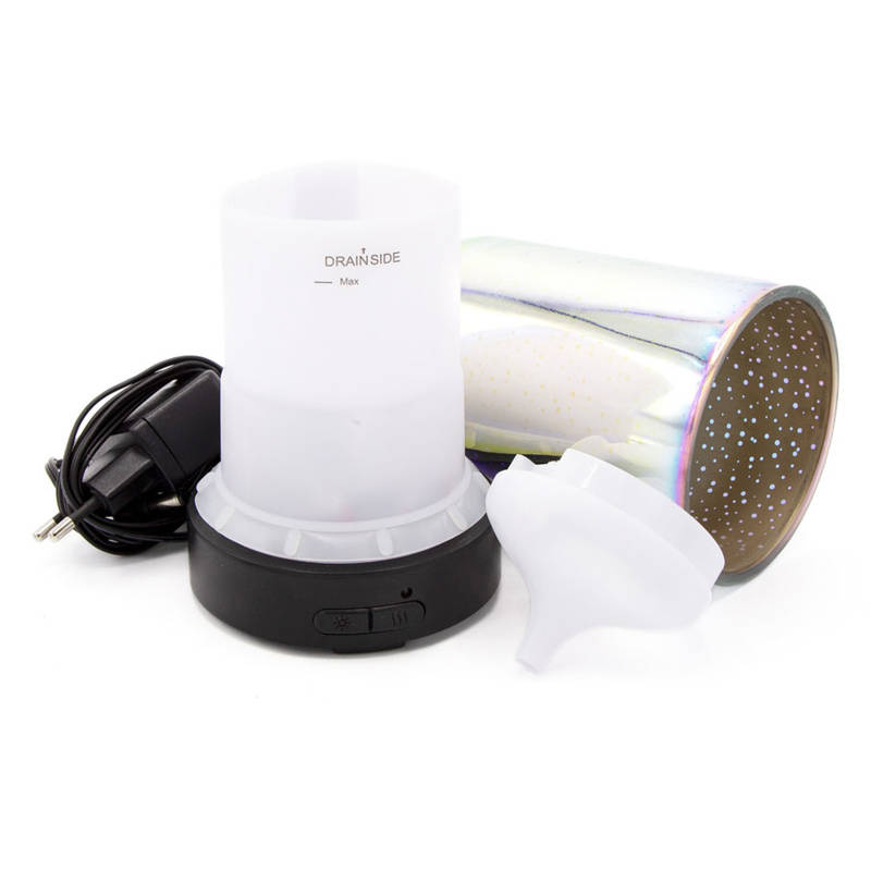 Klano glass aroma diffuser ultrasonic fragrance lamp changing colors