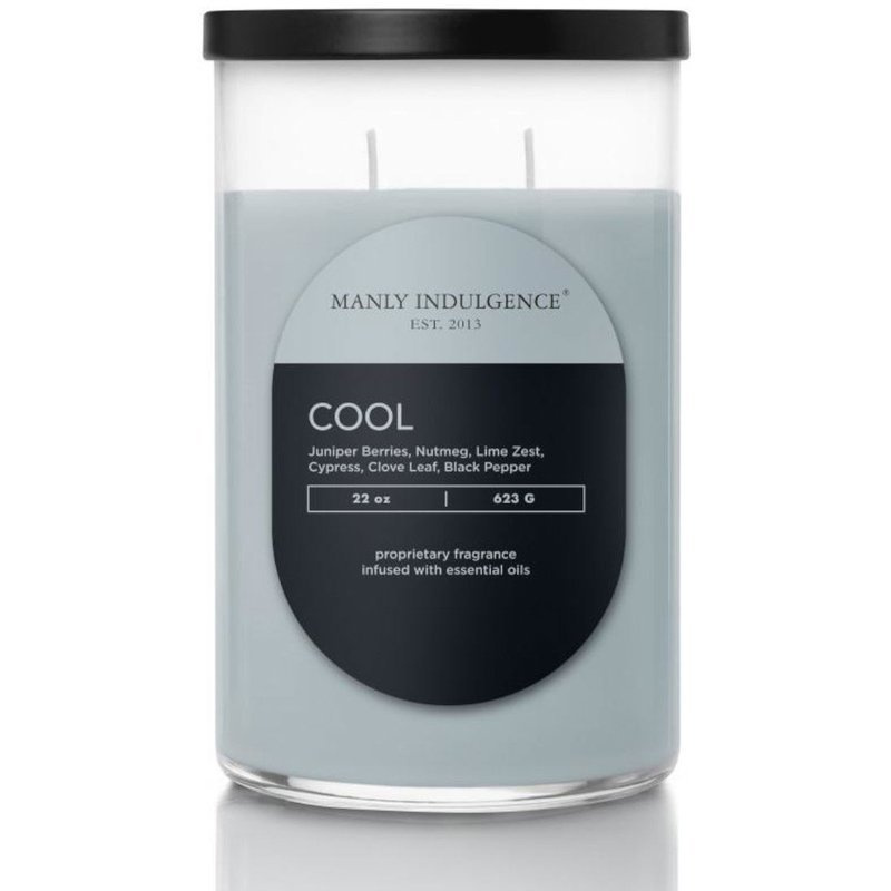 Masculine soy scented candle Cool Colonial Candle