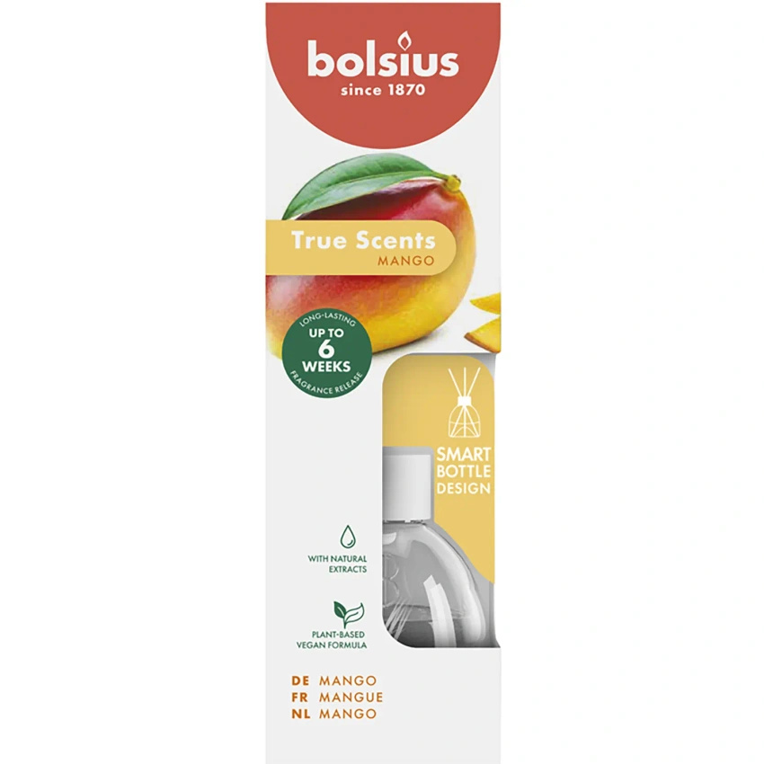 Bolsius True Scents diffuseur de parfum 60 ml - Mangue