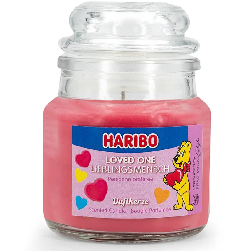 Haribo mała świeca zapachowa w szkle 85 g - Loved One