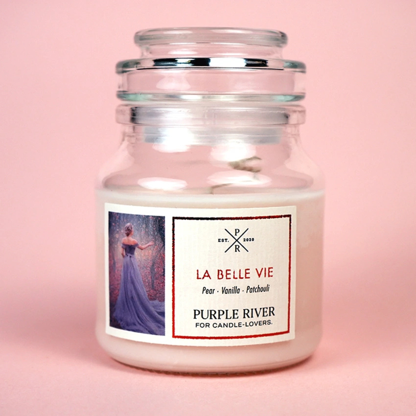 Soy scented candle La Belle Vie Purple River 113 g