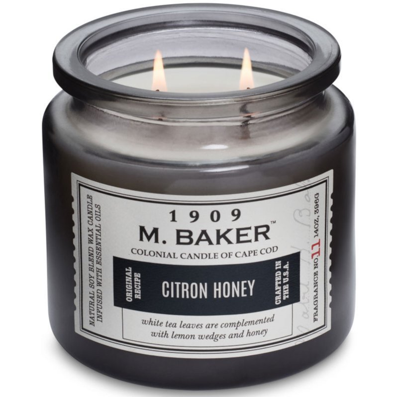 Vela perfumada soja farmacia tarro 396 g Colonial Candle M Baker - Citron Honey