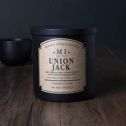 Colonial Candle soy scented candle in glass 16.5 oz 467 g - Union Jack