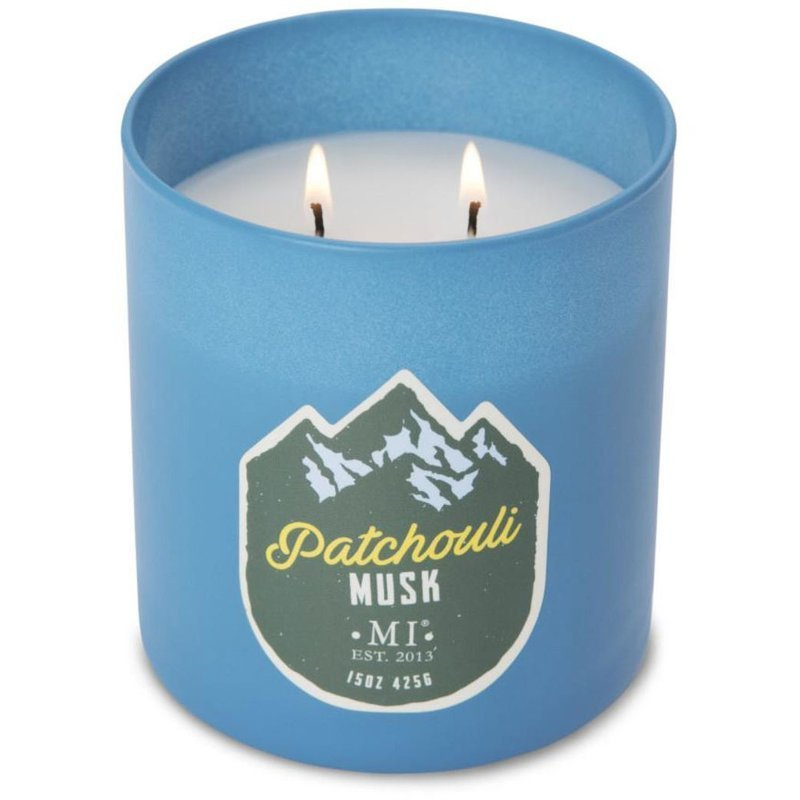 Soja geurkaars voor mannen Patchouli Musk Colonial Candle