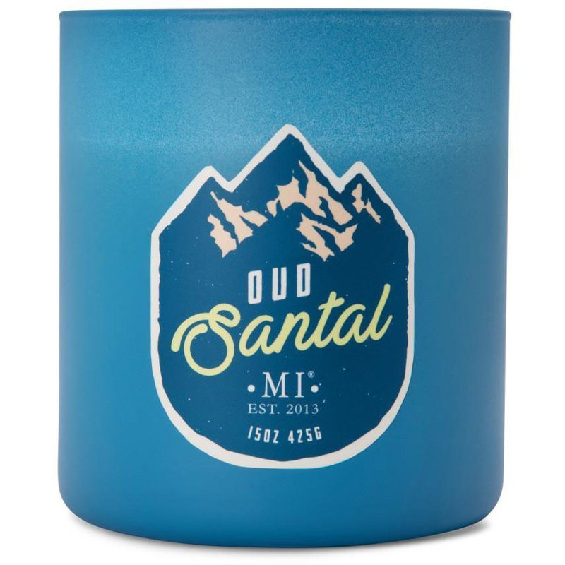 Colonial Candle Manly Indulgence All American bougie parfumée au soja 15 oz 425 g - Oud Santal